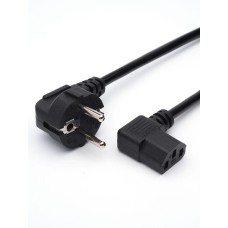 Кабель питания GOPOWER (00-00024536) C13 (f) 1.8м ПВХ 0.75мм угловой черный