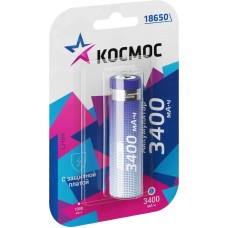 КОСМОС KOC18650Li-ion34PBL1 голубой