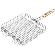 PALISAD Решетка-гриль 340х340х60 мм, объемная, нержавеющая сталь, Camping// PALISAD Решетка-гриль 340х340х60 мм, объемная, нержавеющая сталь, Camping//