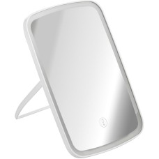 САНАКС 75280 Зеркало косметическое, настольное с LED посветкой, сенсорное управление, корпус пластик АБС белого цвета