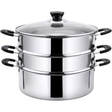 POMIDORO POMI D'ORO P630100 Vapore Мантоварка-пароварка, 24см.