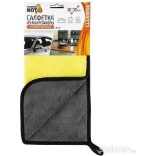 РЫЖИЙ КОТ Салфетка из микрофибры CM-07 супервпитывающая 30х30 см (104775)