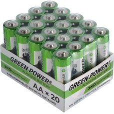 GREEN POWERLAB (00-00028751) Батарейка LR6 AA BOX20 Shrink 4 Alkaline 1.5V GREEN POWERLAB (00-00028751) Батарейка LR6 AA BOX20 Shrink 4 Alkaline 1.5V