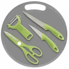 MALLONY Набор кухонный CLASSICO (5 предметов): нож 2шт., ножницы, овощечистка, разделочная доска (008668) MALLONY Набор кухонный CLASSICO (5 предметов): нож 2шт., ножницы, овощечистка, разделочная доска (008668)