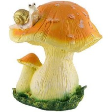 PARK Фигурка садовая Гриб с улиткой H-29см (169394)