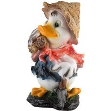 PARK Фигурка садовая Утенок в шляпе с лопатой H-38 см (169398) PARK Фигурка садовая Утенок в шляпе с лопатой H-38 см (169398)