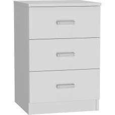 НК-МЕБЕЛЬ ЛОФТ комод 420 с 3-мя ящиками Белый 72230009 (1 кор.)