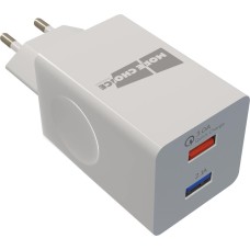 MORE CHOICE (4620202550330) NC69a СЗУ 2USB 3.0А QC3.0 быстрая зарядка для Type-C White