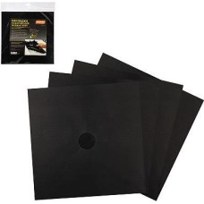 MALLONY Накладки защитные для газовых плит (многоразовые) PRETTO, 4 шт (106671)