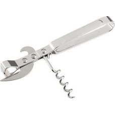 MALLONY Штопор многофункциональный, SEMPLICE, размер: 14,5*3,5 см, хромированный металл (985981) MALLONY Штопор многофункциональный, SEMPLICE, размер: 14,5*3,5 см, хромированный металл (985981)