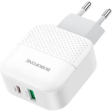 Зарядное устройство BOROFONE (6931474727343) BA46A White СЗУ 1USB 3.0A QC3.0 быстрая зарядка