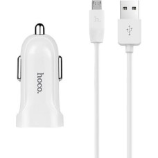 HOCO (6957531067788) Z2 White АЗУ 1USB 1.5A для micro USB
