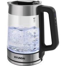 HYUNDAI HYK-G5607 1.7л. 2200Вт черный/серебристый (стекло)