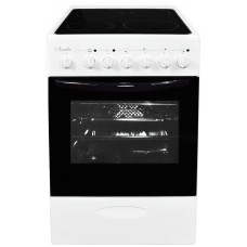 ЛЫСЬВА Плита Электрическая EF4006MK00 белый стеклокерамика (без крышки)