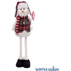 WINTER GLADE Фигурка Снеговик 90 см на телескопических ногах F4190 WINTER GLADE Фигурка Снеговик 90 см на телескопических ногах F4190