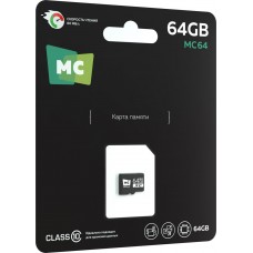 MORE CHOICE (4620202552280) 64Gb Micro-SD Class10 V10 MC64