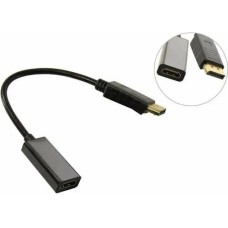 EXEGATE EX294706RUS Кабель-переходник DisplayPort-HDMI EX-DPM-HDMIF-0.1 (20M/19F, 0,1м)
