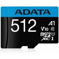 A-DATA microSDXC UHS-I Premier Pro 512 ГБ (AUSDX512GUICL10A1-RA1) переходник SD