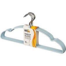 РЫЖИЙ КОТ Набор вешалок металлических с ПВХ покрытием, 10 шт, цвет бирюзовый (107915) РЫЖИЙ КОТ Набор вешалок металлических с ПВХ покрытием, 10 шт, цвет бирюзовый (107915)