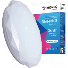 КОСМОС KCDiam36W_4000 Classic DIAMOND 36Вт/230В/4000K/2340Лм 368х65 мм