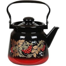 СИБИРСКИЕ ТОВАРЫ С2716.38 ,С2716.8 эмал 3,5л с рис Красно-Черный СИБИРСКИЕ ТОВАРЫ С2716.38 ,С2716.8 эмал 3,5л с рис Красно-Черный