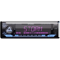 AURA STORM-555BT USB/SD-ресивер 4*51w FLAC USB BT 3RCA 2-ZONE RGB ДУ