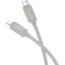BOROFONE (6941991114861) BX109 2.4A PD 27W Type-C Lightning 8-pin 1 m серый