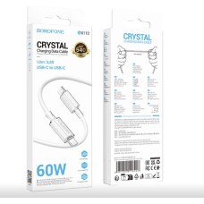 BOROFONE (6941991116407) BX112aa 3.0A 60W Type-C Type-C 1 m белый