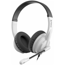 A4TECH Наушники с микрофоном HS-10 черный/белый 2м накладные оголовье (HS-10/3.5MM PLUG/BLACK + WHITE) A4TECH Наушники с микрофоном HS-10 черный/белый 2м накладные оголовье (HS-10/3.5MM PLUG/BLACK + WHITE)