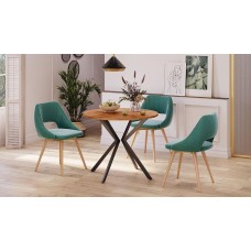 POLINI Стол обеденный Home Istanbul дуб крафт золотой-черный (1 кор.) POLINI Стол обеденный Home Istanbul дуб крафт золотой-черный (1 кор.)