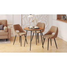 POLINI Стол обеденный Home London дуб крафт-черный (1 кор.) POLINI Стол обеденный Home London дуб крафт-черный (1 кор.)