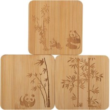 MALLONY Набор из 3 подставок под горячее бамбука Foresta di bambu, р-р: 10*10*0,8 см (985990) MALLONY Набор из 3 подставок под горячее бамбука Foresta di bambu, р-р: 10*10*0,8 см (985990)