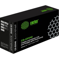 CACTUS Картридж лазерный CS-EXV40 C-EXV40 черный (6000стр.) для Canon IR 1133/1133A/1133iF