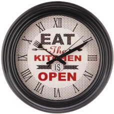 LEFARD 220-377 CHEF KITCHEN ЧЕРНЫЙ d31см циферблат d22,5см