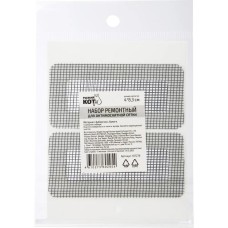 РЫЖИЙ КОТ Набор ремонтный для антимоскитной сетки, 4x8,3 см, 4 шт. (107276)