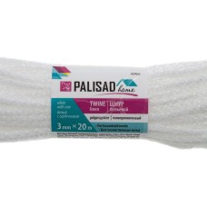 PALISAD HOME полипропиленовый с сердечником, 3 мм, L 20 м, белый, Home Palisad 937065
