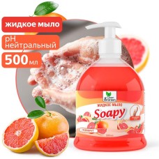 CLEAN&GREEN Жидкое мыло "Soapy" CG8243 Light "Грейпфрут" с дозатором 500 мл.