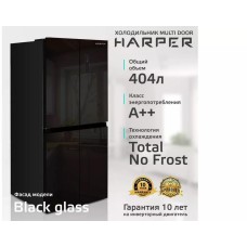 HARPER RH6966BI black glass