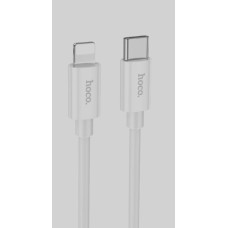 HOCO (6931474783189) X87i PD USB PD 20W USB-Lightning 8-pin , силикон 1м - белый