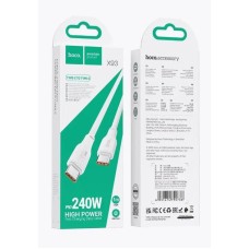 HOCO (6931474790736) X93aa 240W USB 5.0A PD 240W для Type-C Type-C , 1м - белый