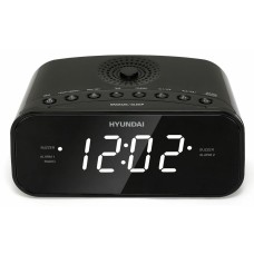 HYUNDAI H-RCL221 черный LCD подсв:белая часы:цифровые FM