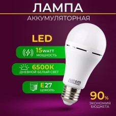 LUCEM (FLEBL152765L) LM-EBL , 15W 6500K E27, белый