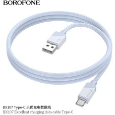 BOROFONE (6941991114083) BX107 USB 3.0A для Type-C Blue 1 м BOROFONE (6941991114083) BX107 USB 3.0A для Type-C Blue 1 м