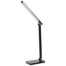ULTRAFLASH (15724) UF-834 C02 черный (Led св-к настольный, 8Вт, 5 ССТ, диммируемый, ночник, таймер, зарядка)