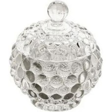 MALLONY Сахарница стеклянная, 150 мл, DOLCE, с рельефным корпусом (107619)