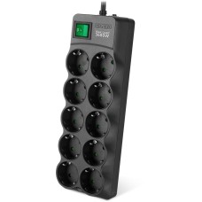 SVEN SF-10E-16 3,0 м (10 розеток) черный