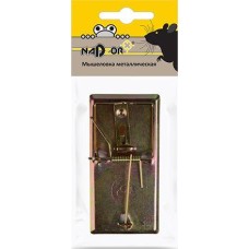 NADZOR Мышеловка металлическая , 9,5*4,7 см, в упаковке с хедером, MOUSE4