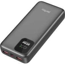 PERFEO (PF_E2081) - 20000 mAh/LED QC3.0/Type-C/2,черный