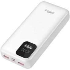 PERFEO (PF_E2079) - 20000 mAh/LED QC3.0/Type-C/2,белый