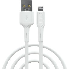 MORE CHOICE (4620202553133) K63i 2м USB 2.4A для Lightning , белый MORE CHOICE (4620202553133) K63i 2м USB 2.4A для Lightning , белый